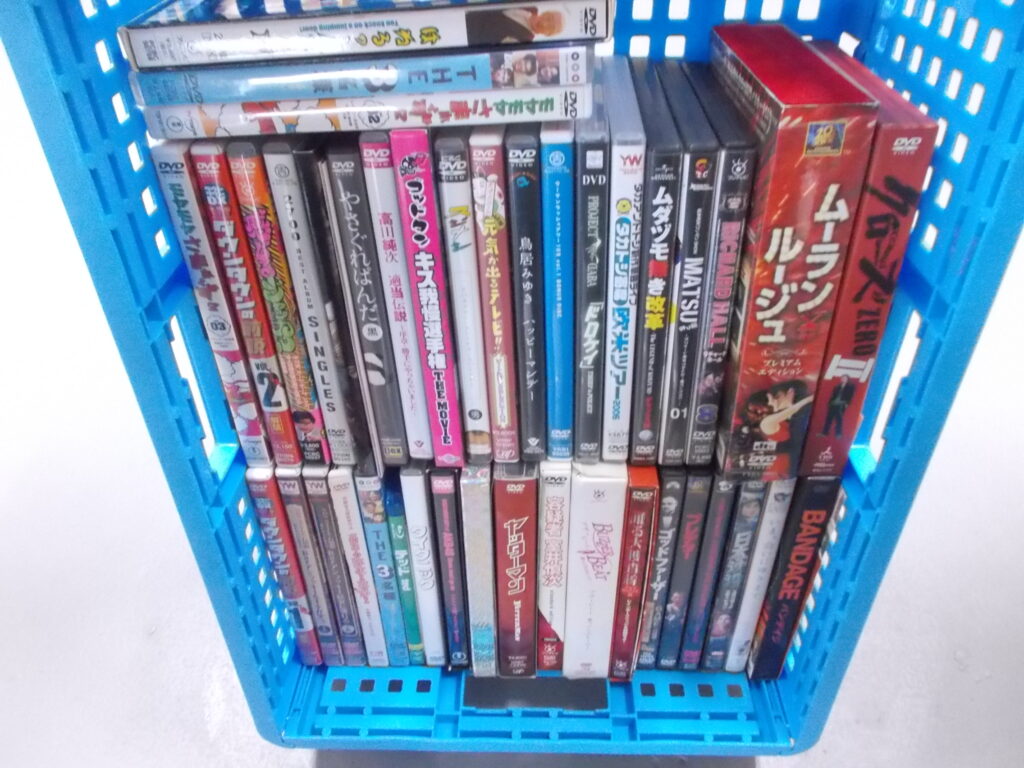 DVDの買取を致しました。